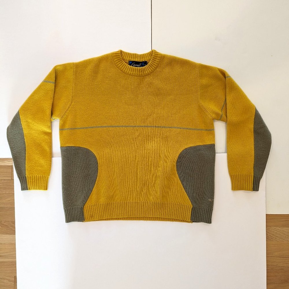 Burton Sweater Gold Green Sz L Snowboarding